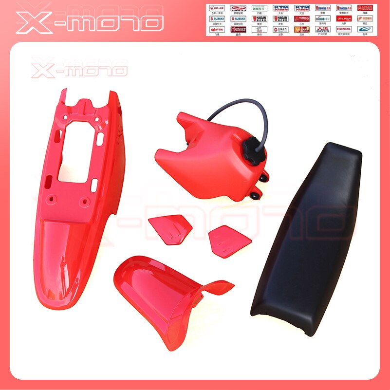 Carrosserie Plastic Kuip Body Kit Voor Yamaha PW50 PY50 Pw 50 Pee Wee Plastic Spatbord Lichaam Seat Gas Tank Kit