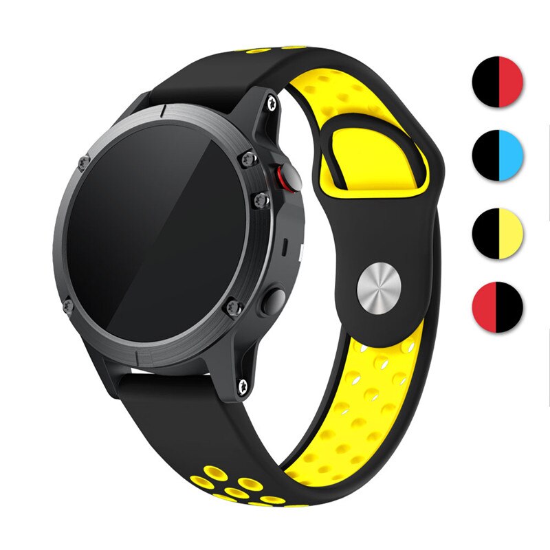 22mm Silikon Strap Quick Release Armband für Garmin Fenix 5/5 Plus/6/6Pro/Ansatz s60/Forerunner 935 Smart Uhr Sport Band