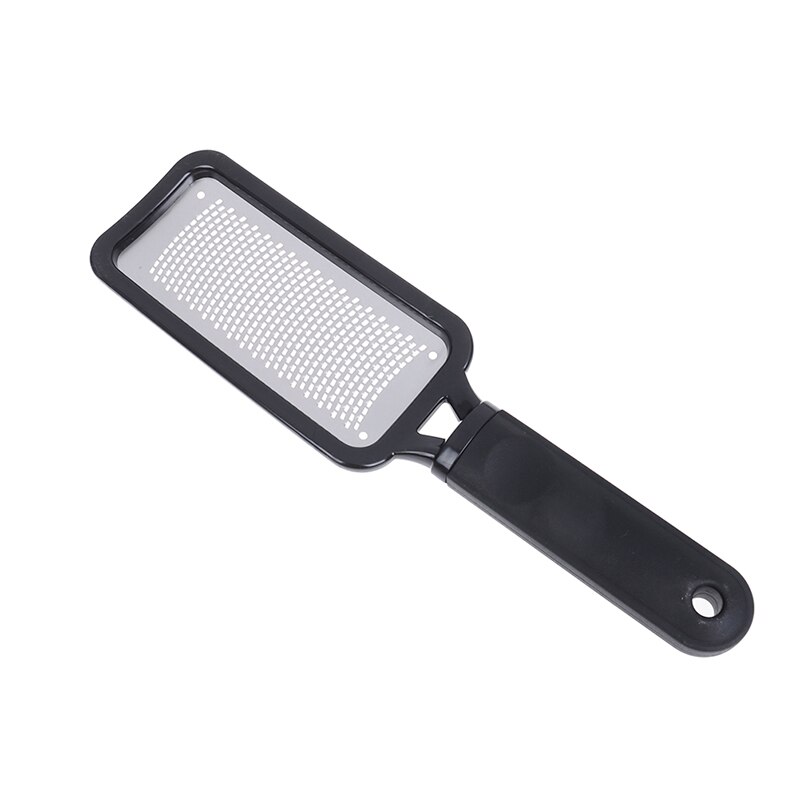 Rallador Microplane para pies talón Rasp Lima pie pedicura removedor duro muerto piel depurador negro pie exfoliante herramientas de manicura