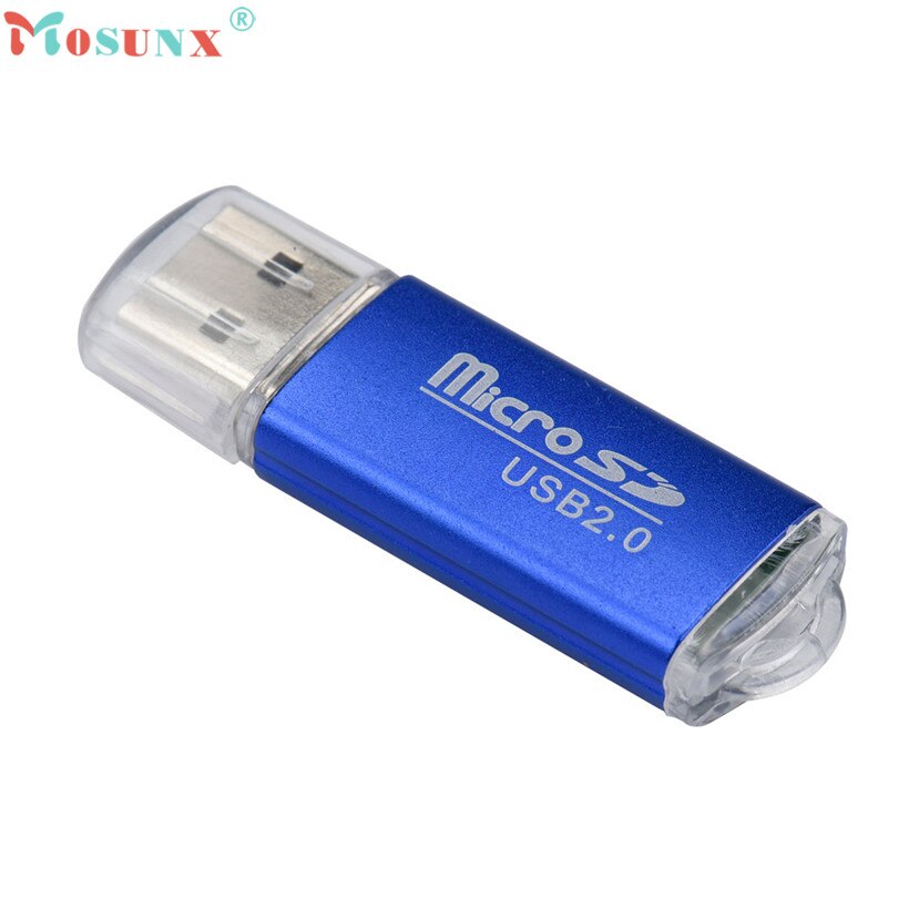 Mosunx Advanced Reader Portable USB 2.0 Card Reader Adapter Micro SD SDHC Memory 1PC
