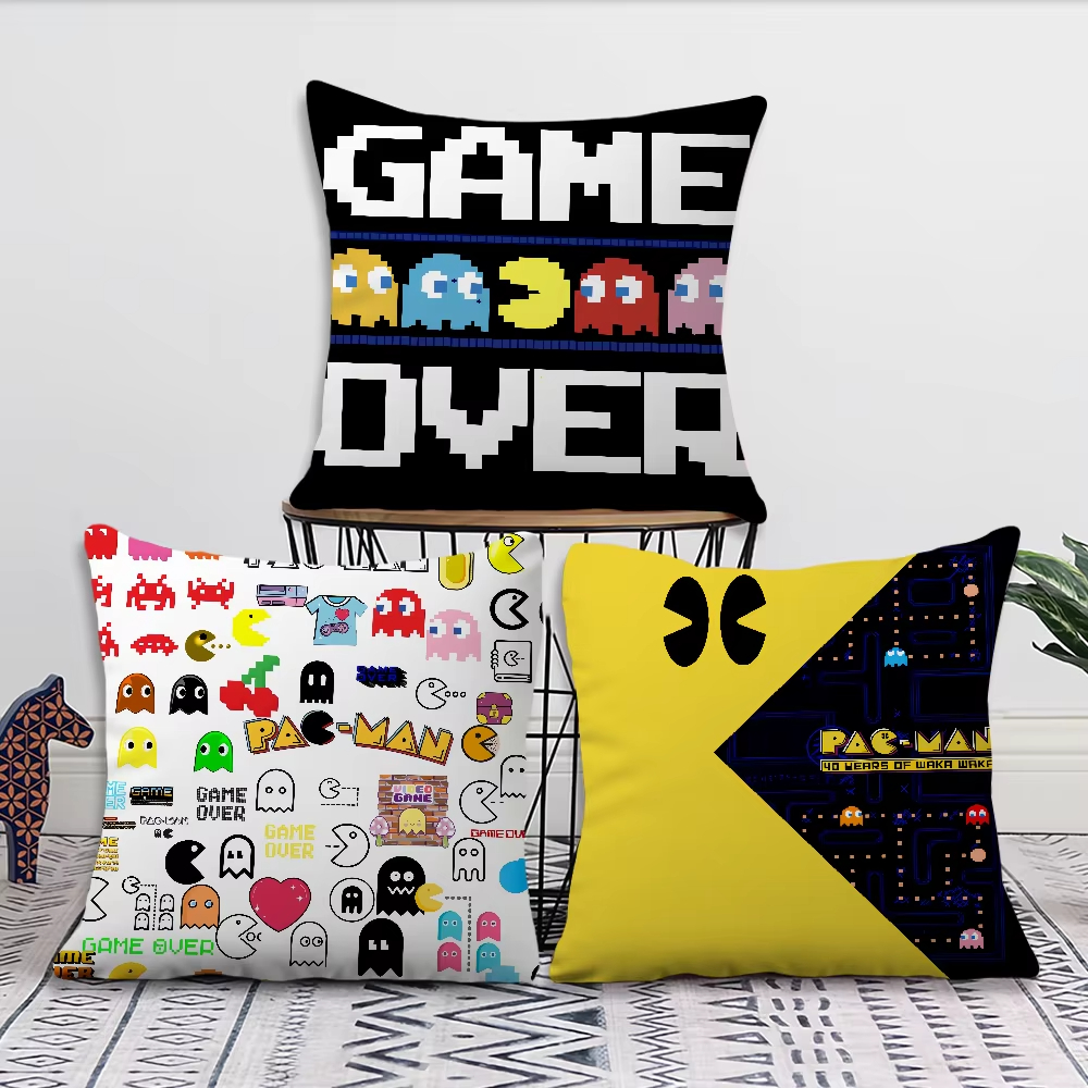 Funda de cojín con temática de juego, cómoda y suave, para sofá, sala de juegos, decorativa, lavable a máquina, para niños