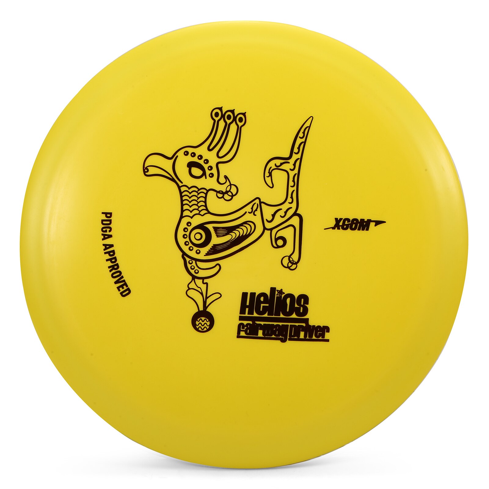 1 PCS Disc Golf Sport Disc Flying Disc Game Throwing Disk for Adults Golf Training Accessories: Yellow