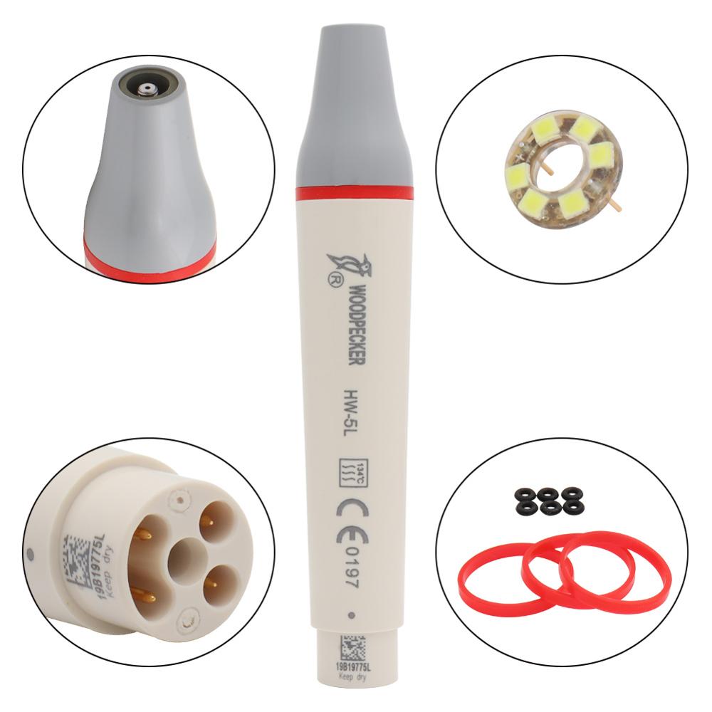 Original Woodpecker Dental Ultrasonic Piezo Scaler Handpiece Detachable LED Handpiece DTE HW-5L/HD-7L UDS-N2 LED/DTE V2 LED