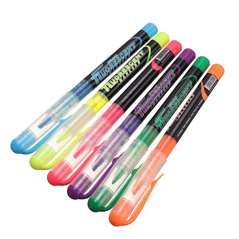Juego de rotuladores líquidos de tiza líquida, bolígrafos de neón reversibles para pintar, suministros escolares para ventanas y tableros, diferentes colores,