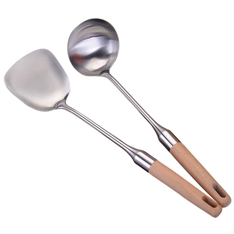 Long Handle Soup Ladle Spoon Turner Wall Hanging Stainless Steel Spatula Sauces Spoon Tableware Kitchen Cooking Utensils Tool