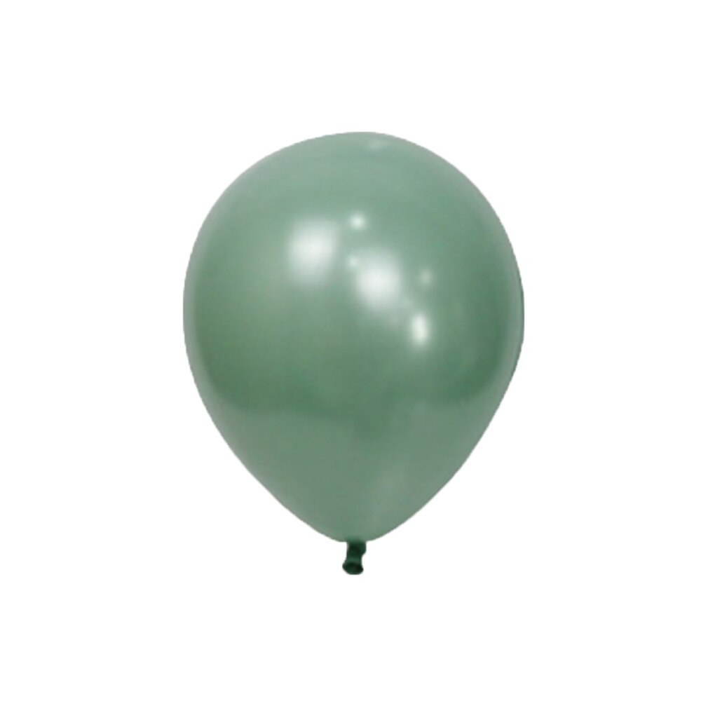 10inch 10/30/50pcs Bean Green balloons retro dark green balloons Wedding Decor Event Party Supplies Helium balloon Arch Globos: pearl bean green / 30pcs