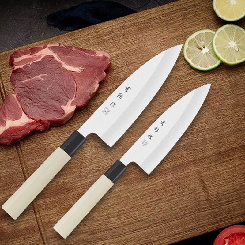 Japanese Chef Knife Sashimi Knife Sushi Cooking Knife Sharp Blade Stainless Steel Kitchen Knife Cooking Knife