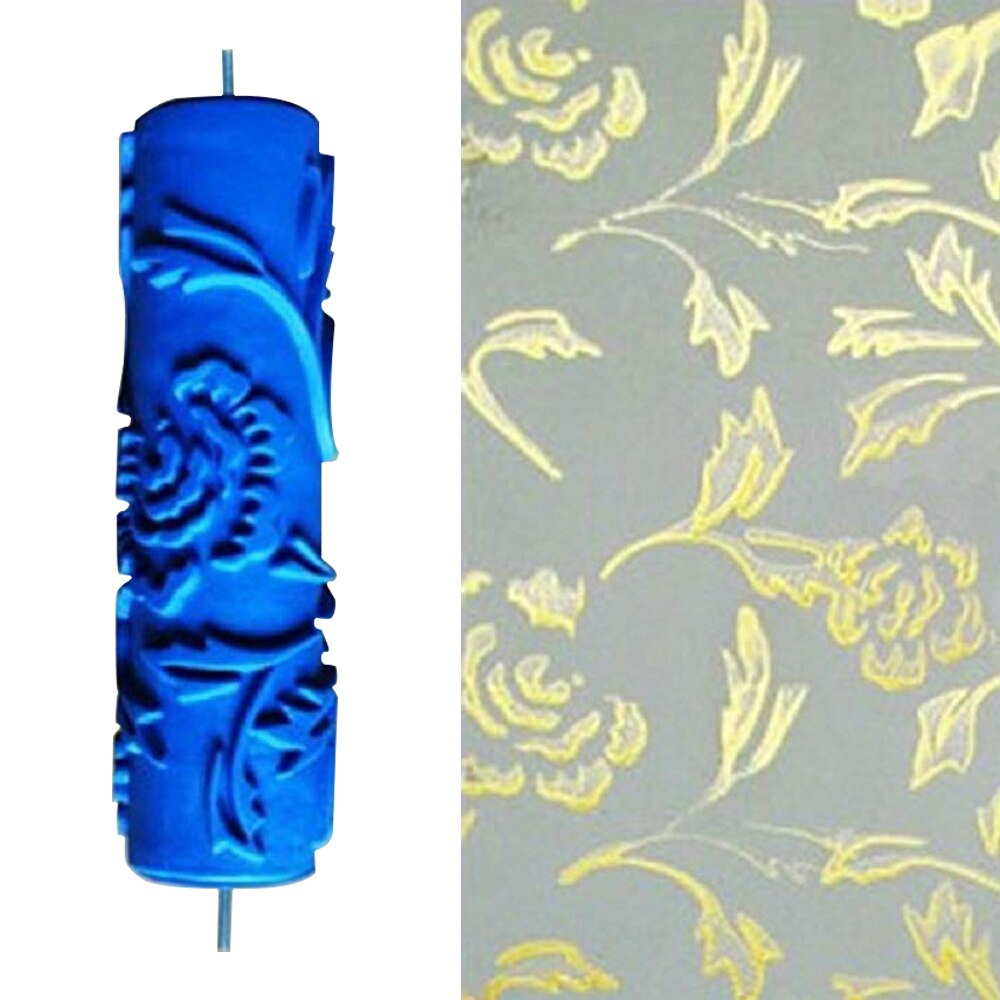 3D Muur Decoratieve model patroon 7 inch rubber decoratieve muurschildering roller, muur patroon roller,