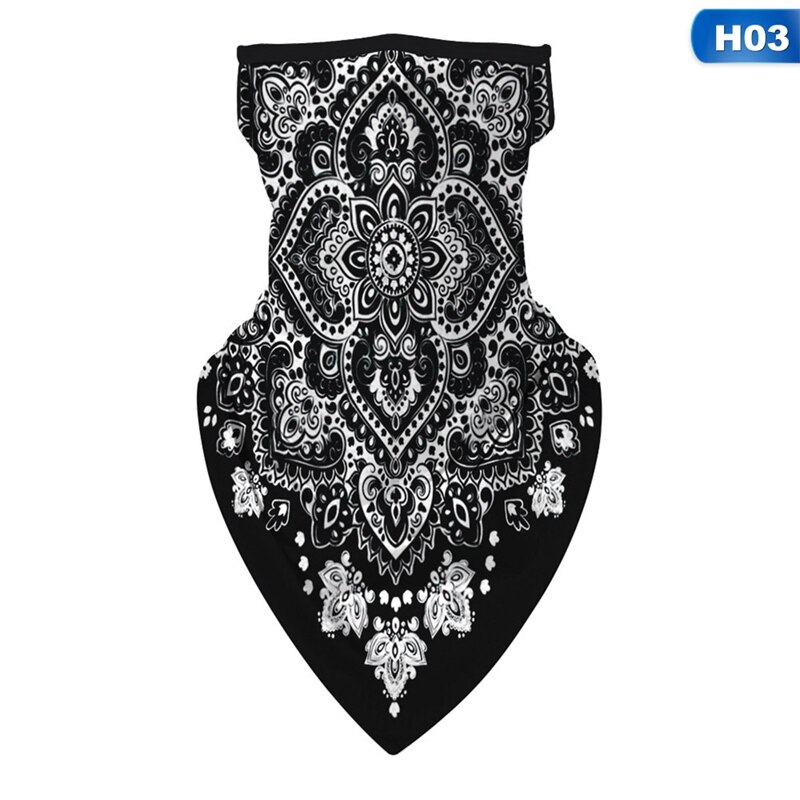 Pañuelo para la cara para hombre y mujer, pasamontañas de cuello para la cara, estampado Digital, resistente al viento: 3