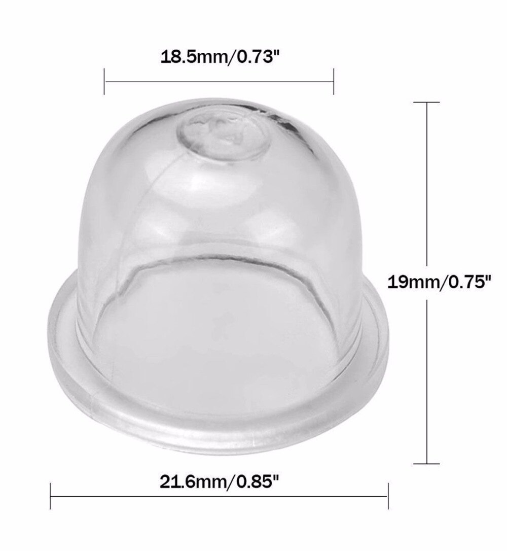 5PCS Primer Bulb For ECHO SRM2400 SRM2100 SRM210 SRM260 GT200R HC-1800 Trimmer