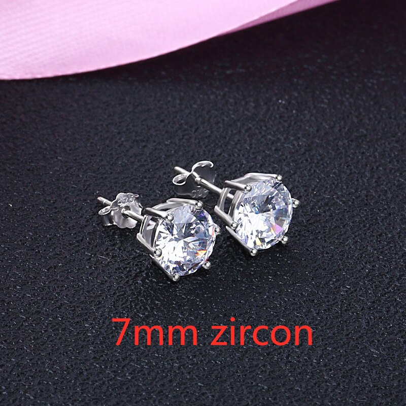 Louleur 925 srebro naszyjnik pojedynczy wisiorek z cyrkonią naszyjnik dla kobiet moda lato srebro 925 biżuteria choker: 7mm zircon