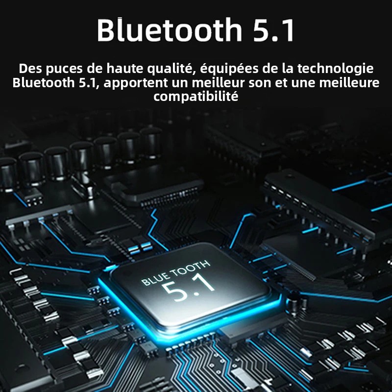 Draadloze hoofdtelefoon Bluetooth-headset met microfoon Oortelefoon Handsfree Ruisonderdrukking Audifonos Praten Zakelijk rijden