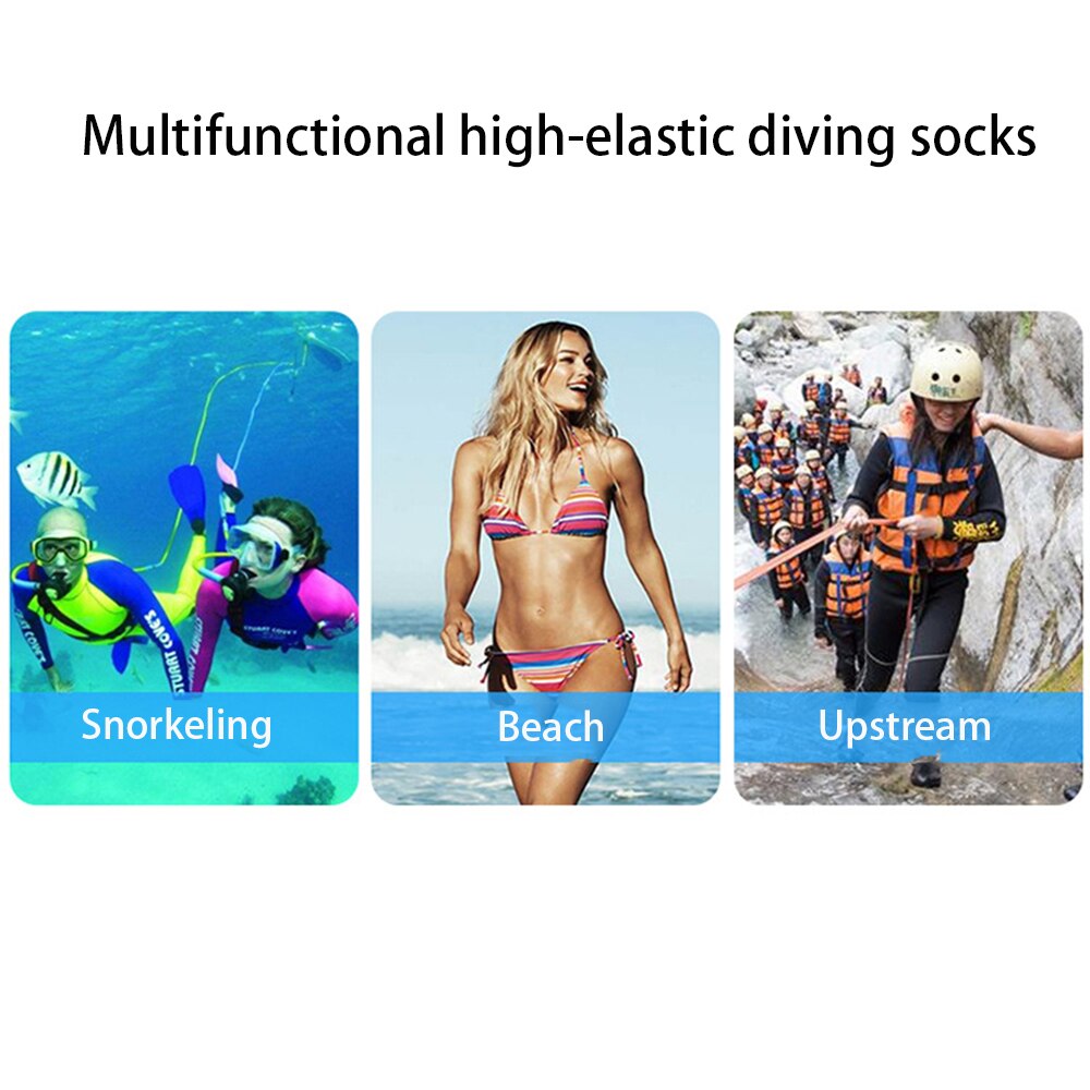 Zcco 1 Paar 3Mm Neopreen Duiken Sokken Antislip Volwassen Warm Patchwork Wetsuit Schoenen Duiken Surfen Sokken voor Mannen Vrouwen