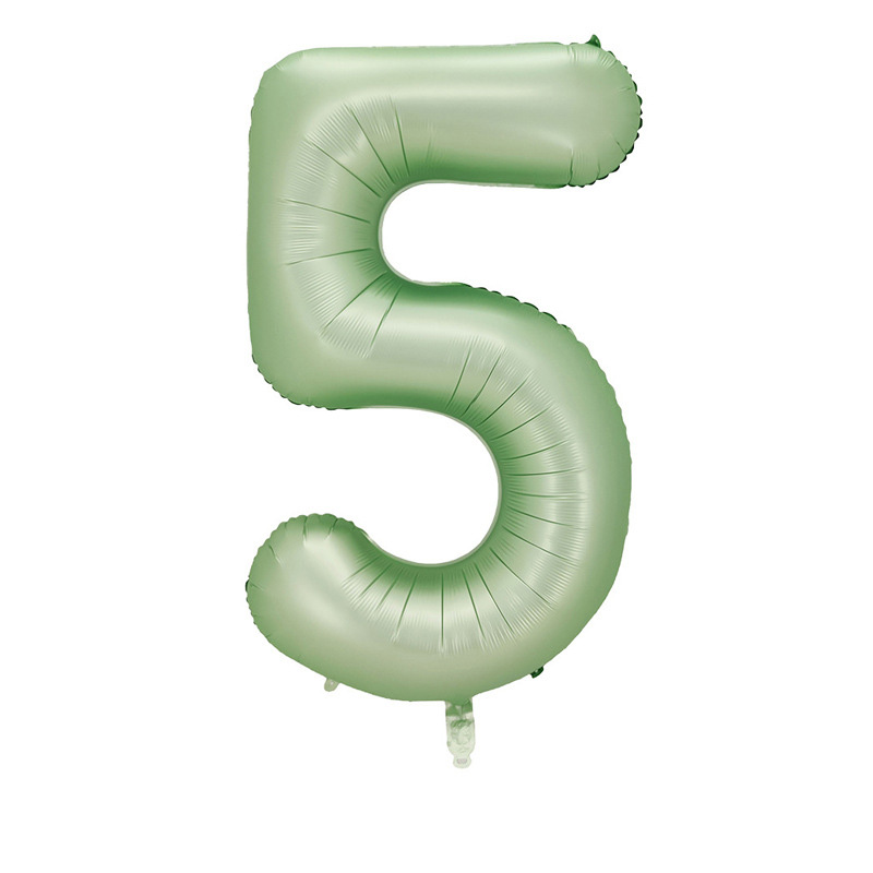 40inch Large Olive Green Number Balloons 1 2 3 4 5 6 7 8 9 Foil Balloon Birthday Party Decorations Figures Globos Baby Shower: Marble