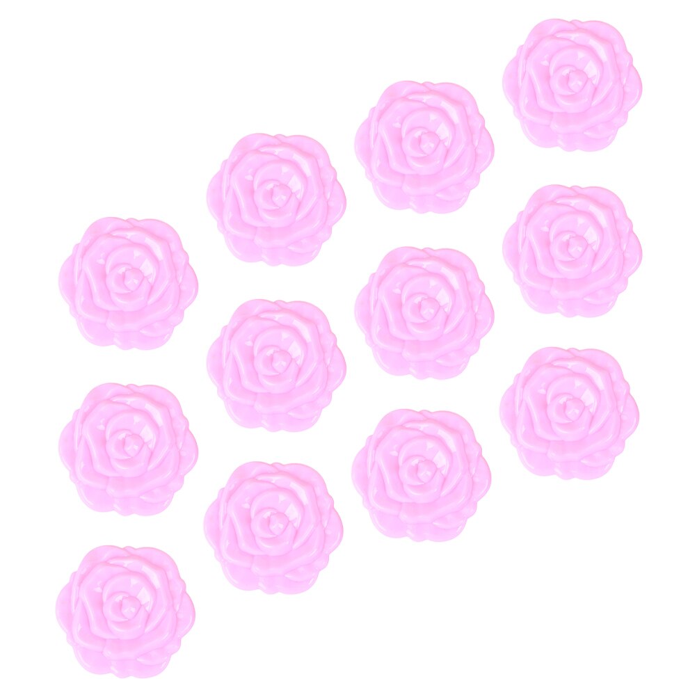 Espejos de maquillaje rosa para niñas, espejos compactos de bolsillo, de doble cara, , 12 Uds.: Pink