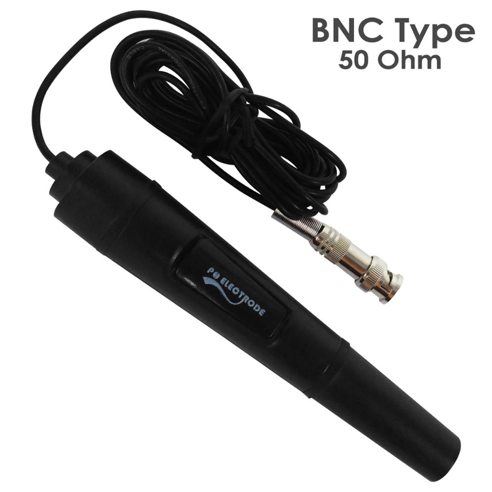 Handheld Zware pH Elektrode Probe BNC 0.00 14.00pH Range + 300cm Kabel + 2 Kalibratie Buffer Oplossing