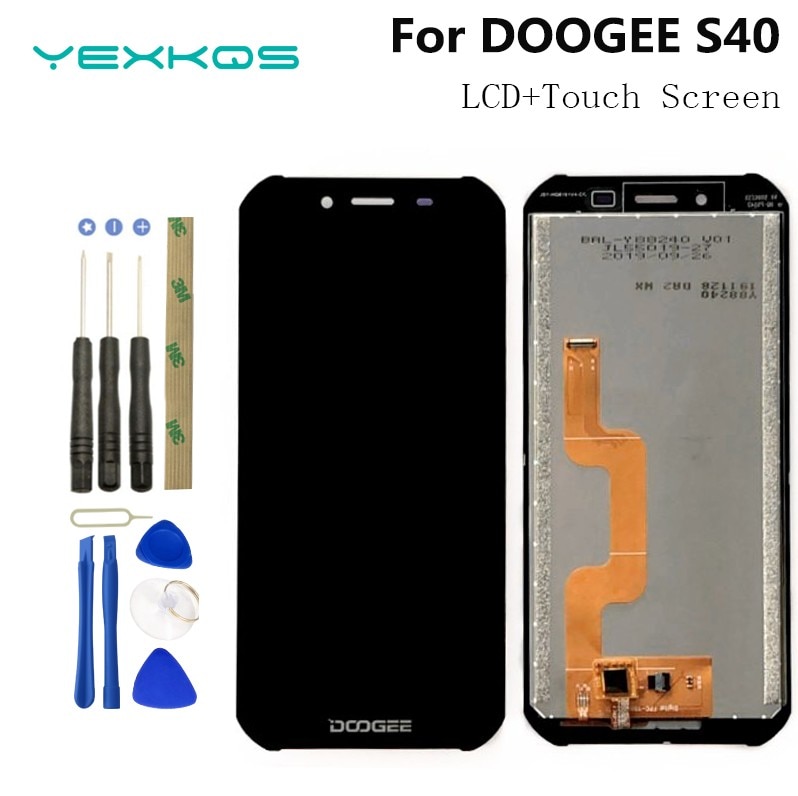 100% testado novo original para doogee s40 display lcd + tela de toque digitador assembléia fordoogee s40 pro/s40 lite android 9.1 telefone