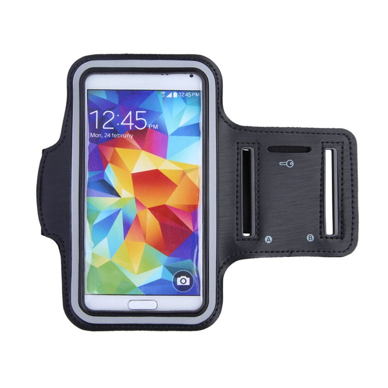 S10E Armband for Samsung Galaxy S10e Sports Case Running Belt Cover Outdoor Phone Bags GYM: Black