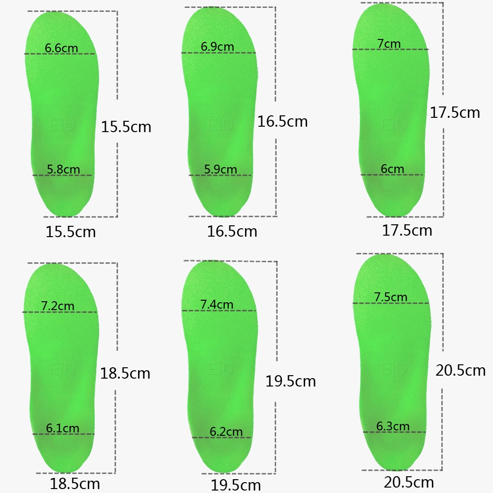 EiD 3D kids children's orthopedic insoles for shoes flat feet Arch Support insole for XO-Legs child Orthotic Insoles Foot Care