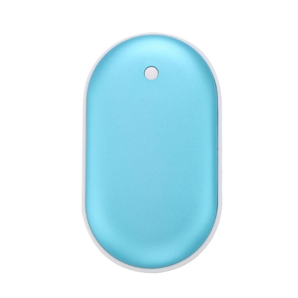 5000mAh USB Rechargeable Electric Hand Warmer Winter Mini Bank 1 Pocket 2 5V Long-Life Heating Power In Double-Side T0W0