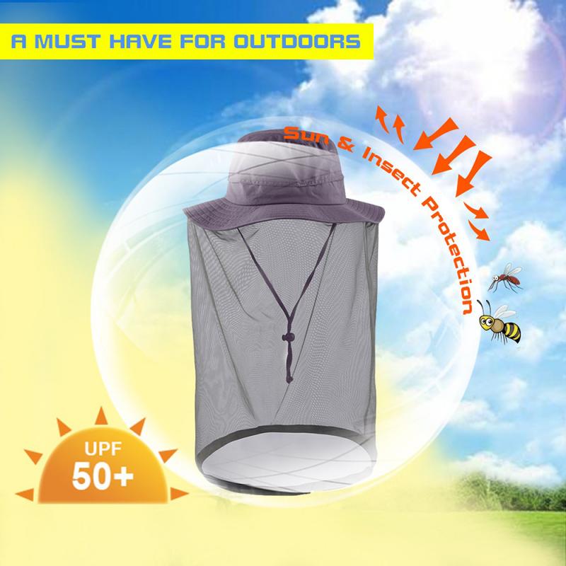 Czapka wędkarska na wolnym powietrzu przeciw komarom owad kapelusz kapelusz wędkarski błąd siatka siatka na głowę ochraniacz na twarz kemping czapki czapka wędkarska