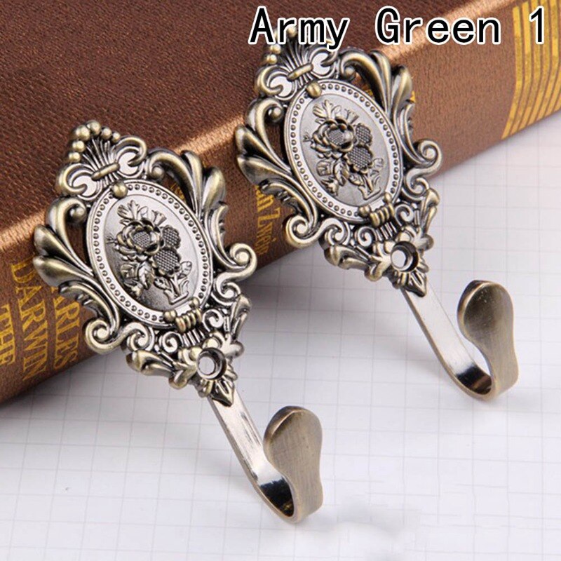 Curtain Hook Curtain Holdback Decorative Wall Hooks for Hanging Window Curtain Accessories Floral Hardware Hooks