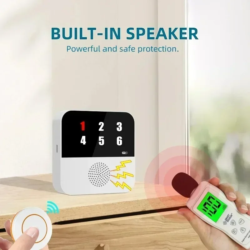 Tuya personnes âgées bouton WIFI sans fil soignant téléavertisseur personnes âgées SOS alarme personnes âgées alarme d'urgence pour Patients personnes âgées à la maison