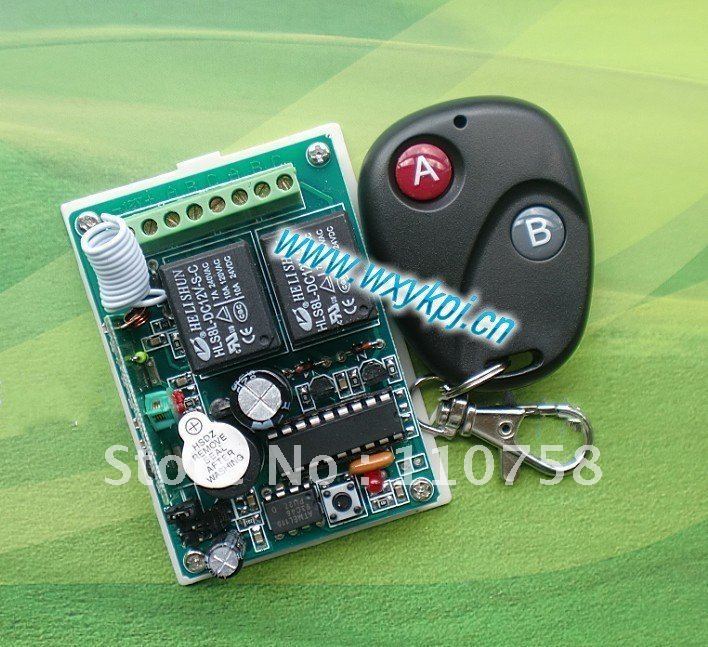 ! 12V 2CH wireless remote control system for garage door / home applicances