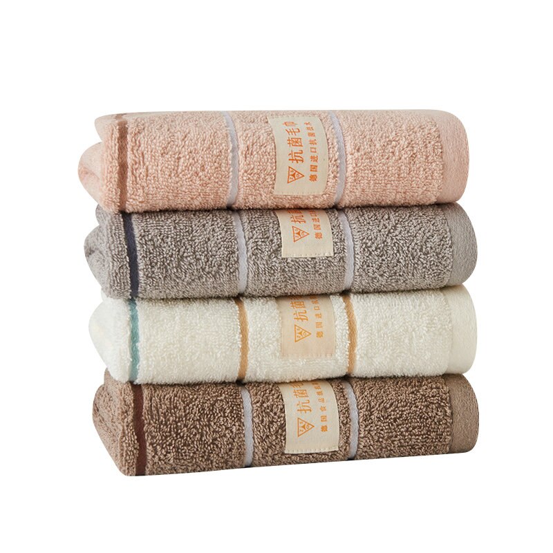 Face Towel Bathroom Super Absorbent Luxury Soft Cotton Anti-Microbial Towels Hand Towel 33x73cm Stripe Style 100% Cotton MJ-1090