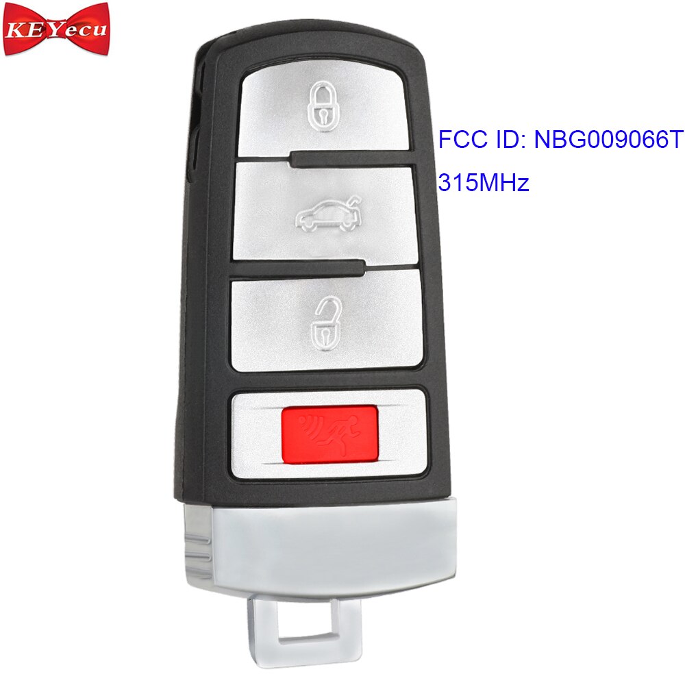 Keyecu Voor Volkswagen Passat 2006 2007 Cc Afstandsbediening Sleutelhanger NBG009066T 315Mhz 3C0 959 752 Bb
