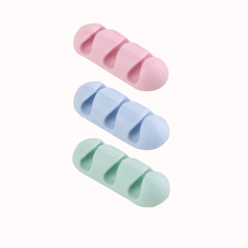 3pcs Self-Adhesive Cable Mount Clip Electrical Wire Fitted Hooks&Rails Data Cable Glands Winder Organizer Tie Mounts Office: Default Title