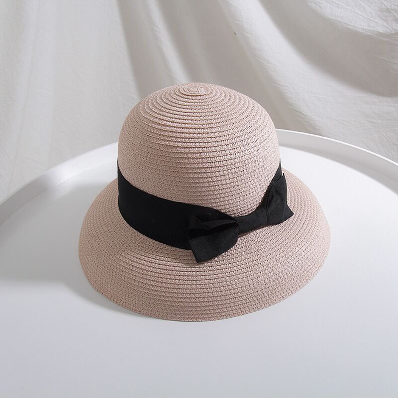 Straw Hat Cotton Sun Hat Women, Packable Summer Hats, Wide Brim