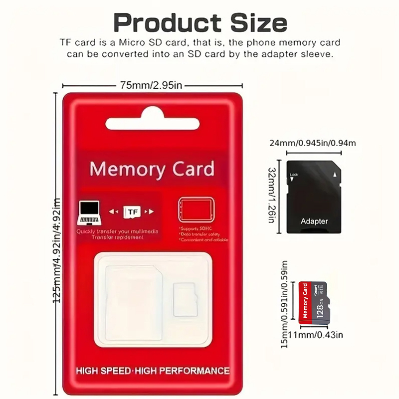 High Speed Mini SD Memory Card Class 10 Micro TF flash usb pen drive card 8GB 16GB 32GB 64GB 128GB for Smartphone