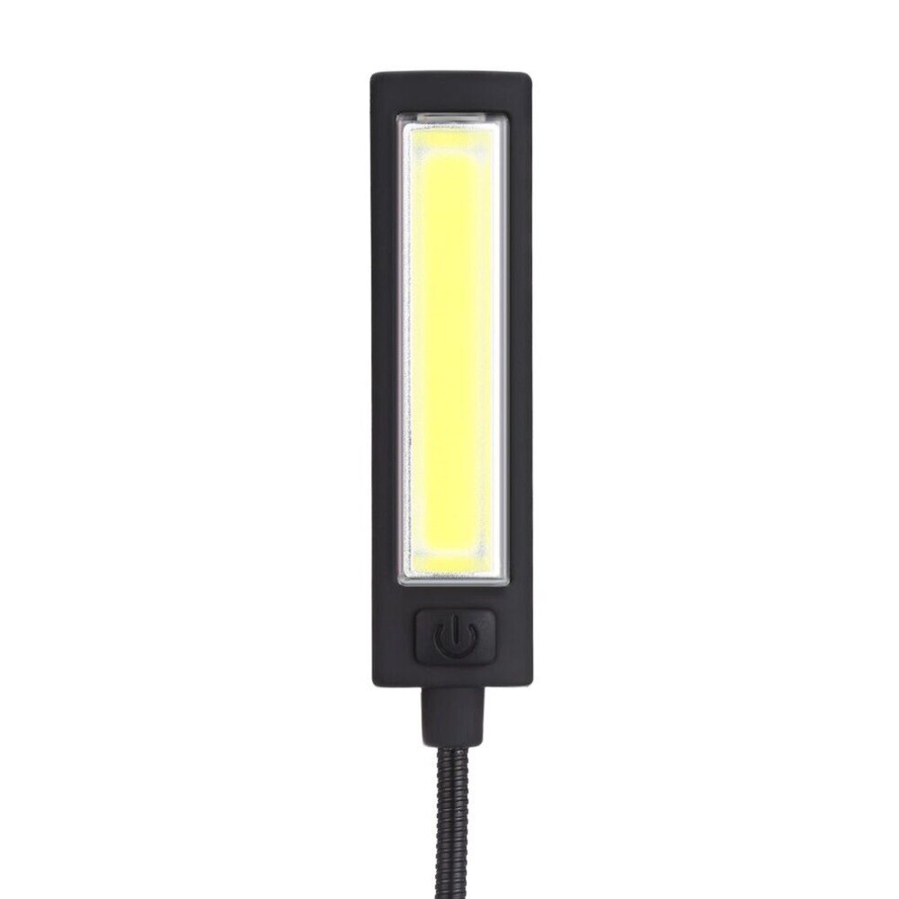 Usb-batterijclip op boekleeslamp met led-lampje, 6w flexibele cob-armen, staande lamp voor laptop, notebook, werkend, draagbaar nachtlampje