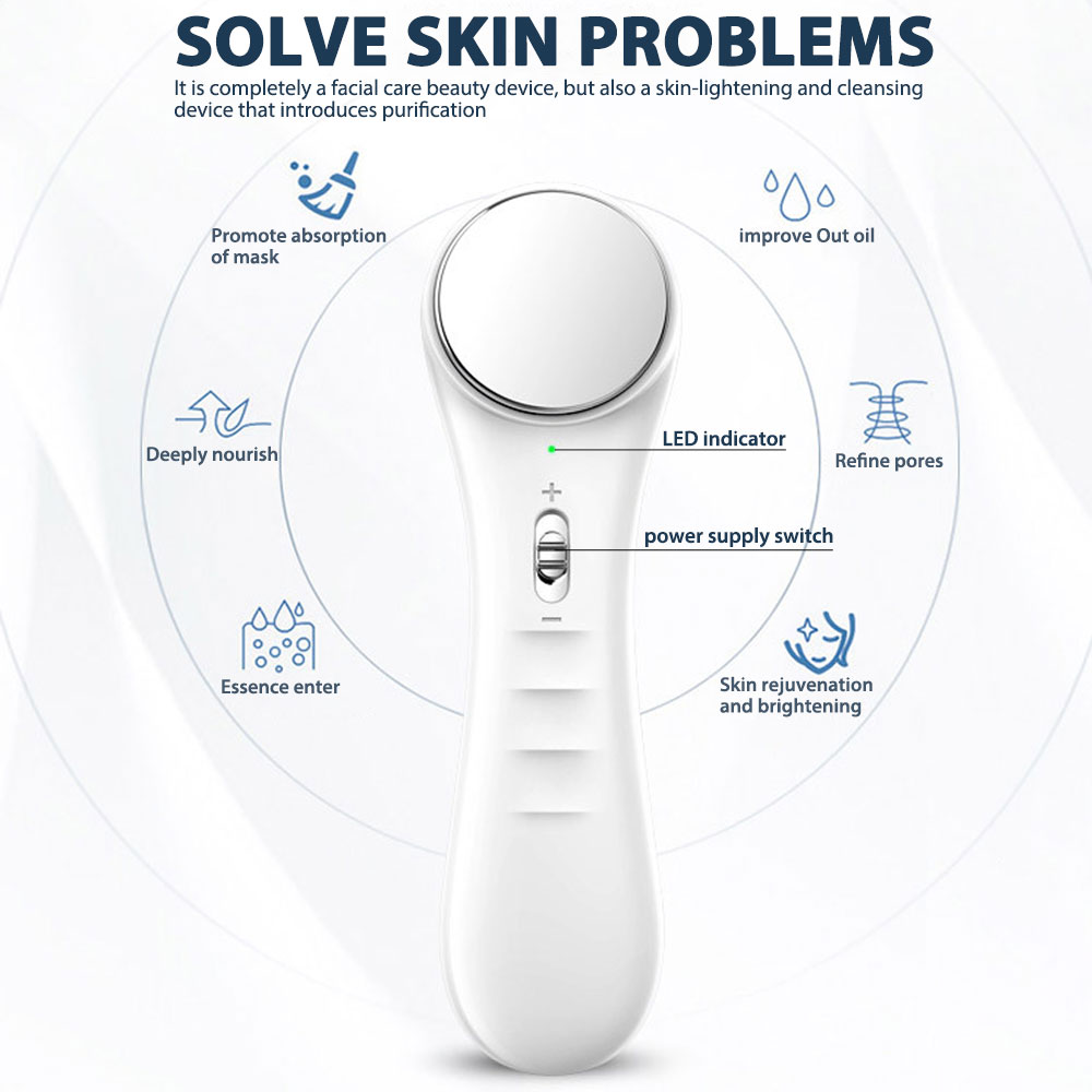 Facial Mesotherapy Electroporation RF&EMS Radio Frequency Photon Face Lifting Tighten Wrinkle Removal Skin Care Tools