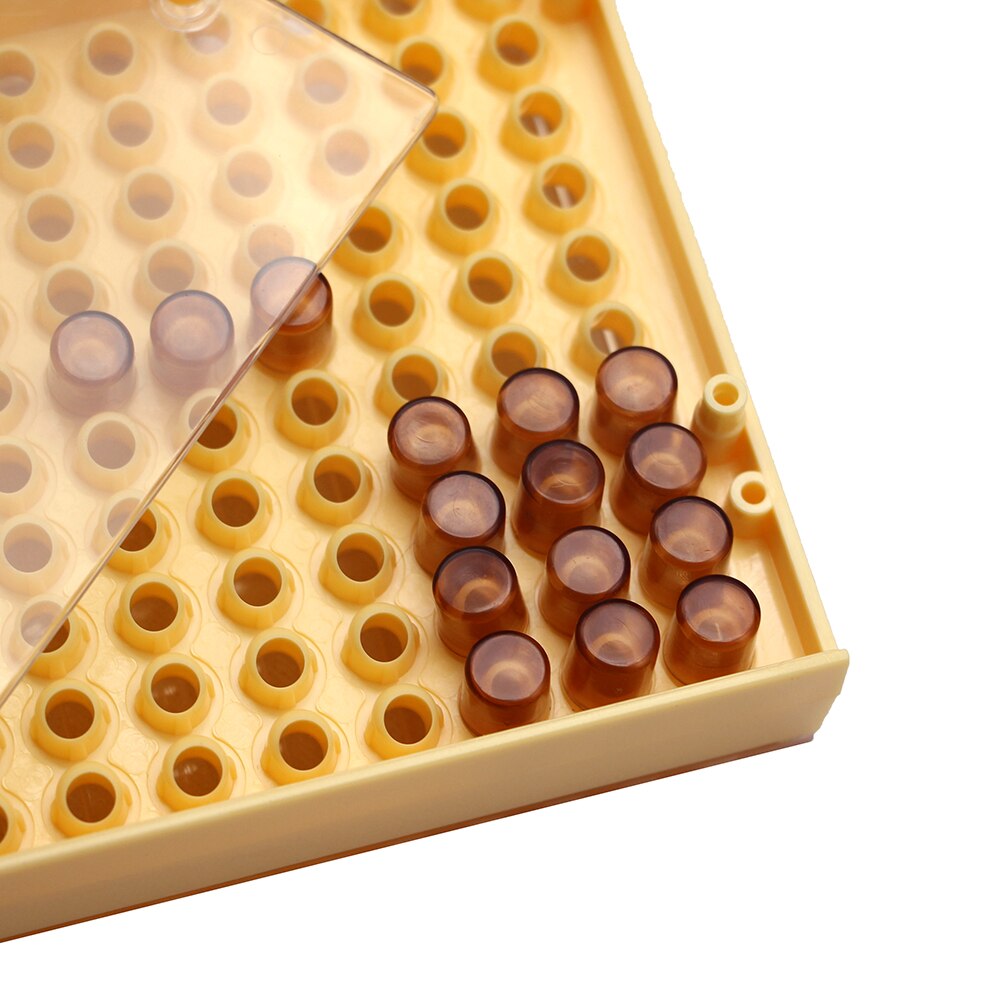 1SET Queen Rearing Kit System Plastic Brown Cell Base Larva Cultivation Box Cupkit Beekeeping Tools Equipment Supplies