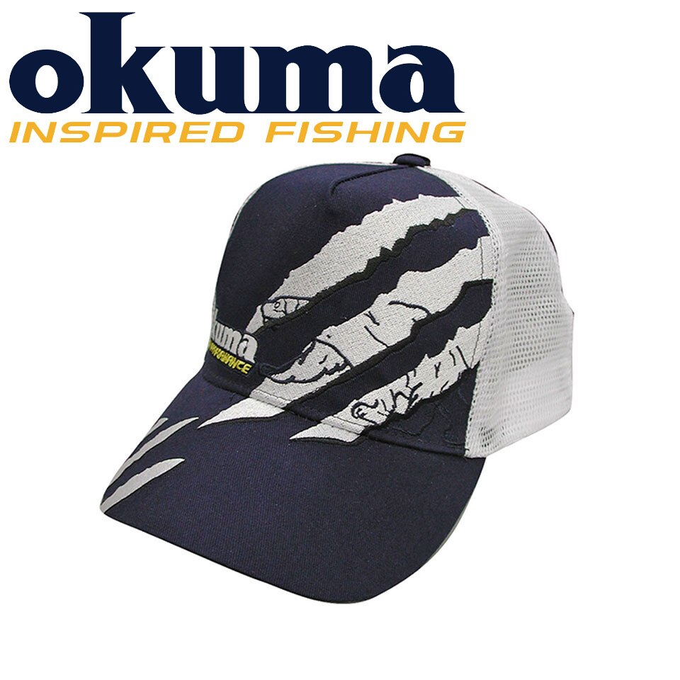 Original okuma fiskehue fiske tørklæde kasket udendørs hat 100%  bomulds solhat åndbar blød justerbar størrelse: E