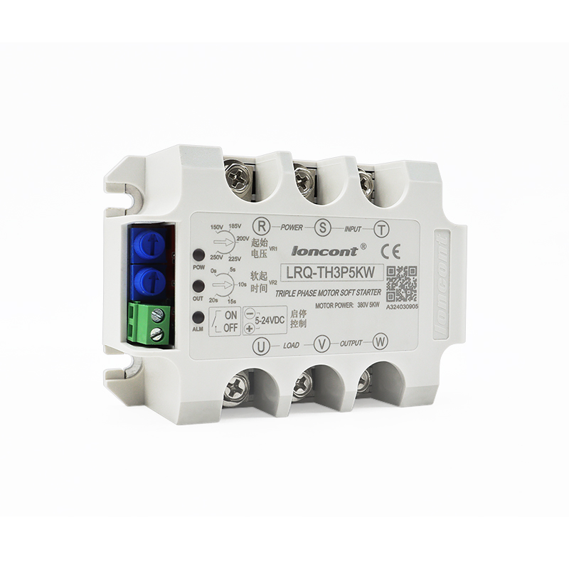 Three/Single Phase Motor Soft Starter Online Slow Start Module Solid State Relay Decompression And Step-Down Controller