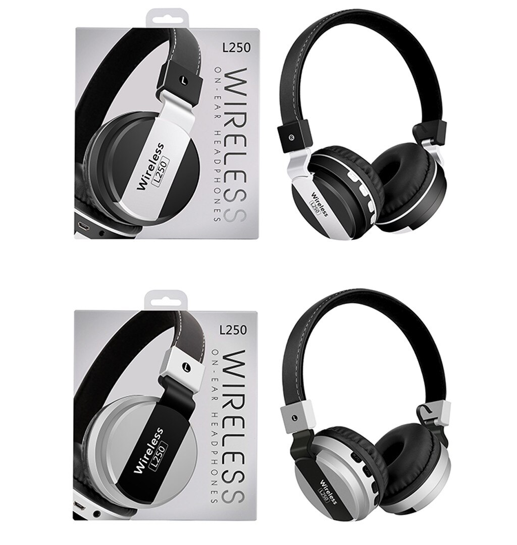 mosunx Portable Wireless Headset Bluetooth 4.2 Stereo Foldable Headphone Built-in Microphone Noise Reduction Echo Cancellation