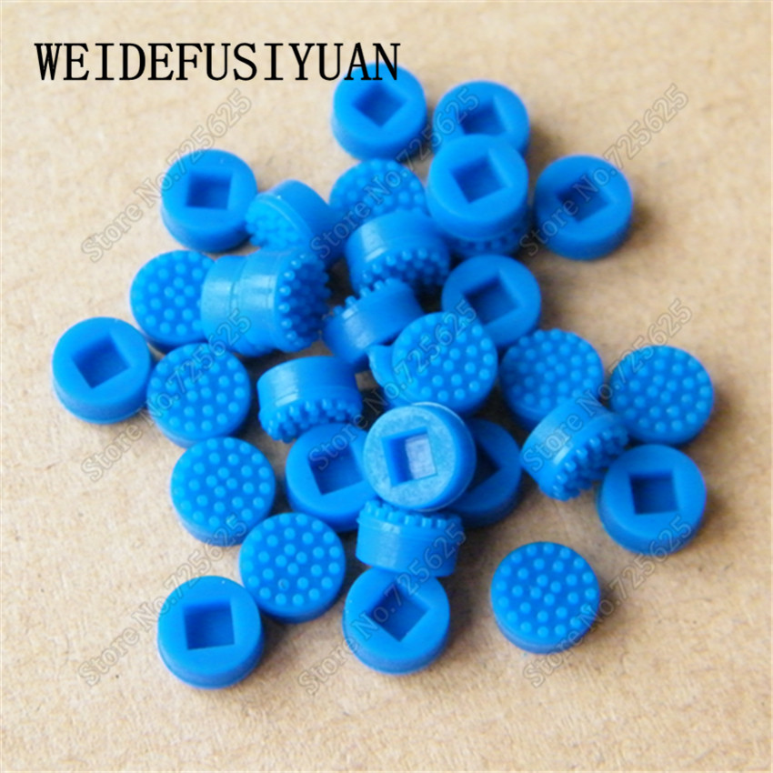 50 unids/lote portátil Trackpoint puntero ratón azul Stick Point Cap para DELL Laptop teclado Trackpoint pequeño punto Cap