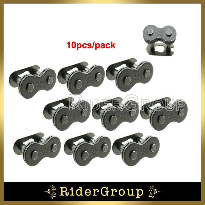 420 kæde hovedled til 50cc 70cc 90cc 110cc dirt bike atv quad go kart knallert scooter kandi taotao