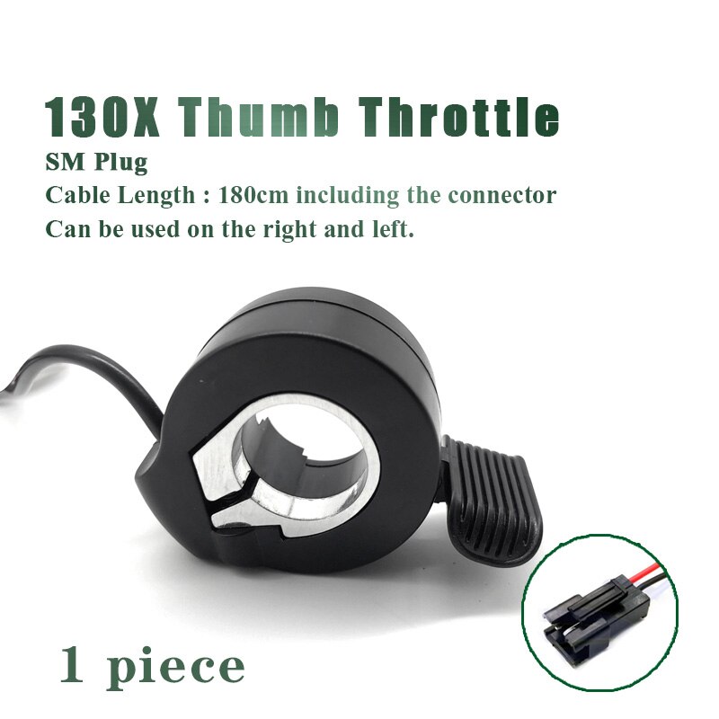 Kaihua thumb throttle elektrisk scooter cykel 130x thumb throttle ebike 3 pin vandtæt stik: Sm 130x