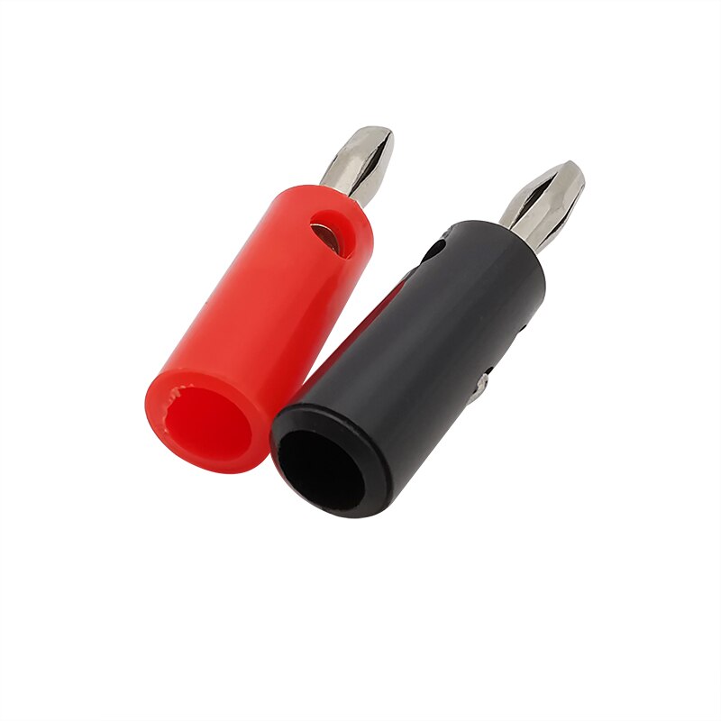 10/5/2Pair 4mm Banana Plug Screw Audio Speaker Adapter 4mm Banana Socket Jack Panel Terminal Connector Kits DIY Parts Red Black