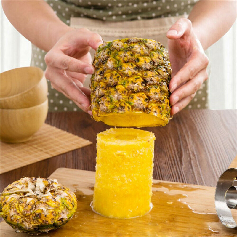 Praktische Edelstahl Ananas Corer Schneidemaschine Cutter Schäler Ring Keil sterben edelstahl Ananas corer leicht schälen