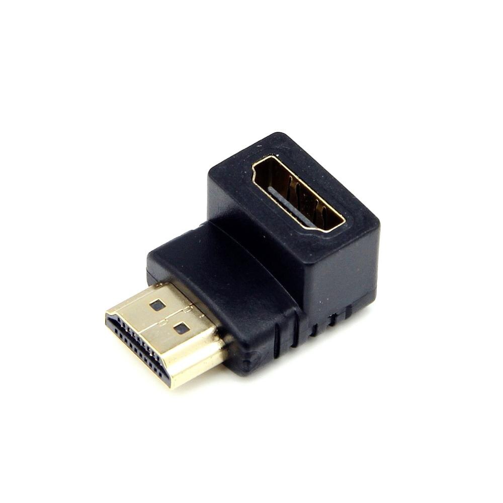 90 degree HDMI Male to Female Connector Adapter Converter: Default Title