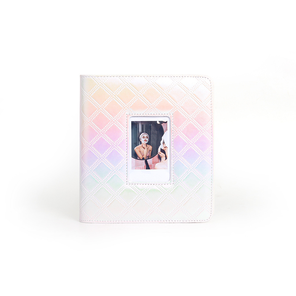 Mini Film 3 inch 288 Photos Storage PU Album for Fujifilm Instax mini 99/12/11 Large Album Pocket album Storage Book: WHITE