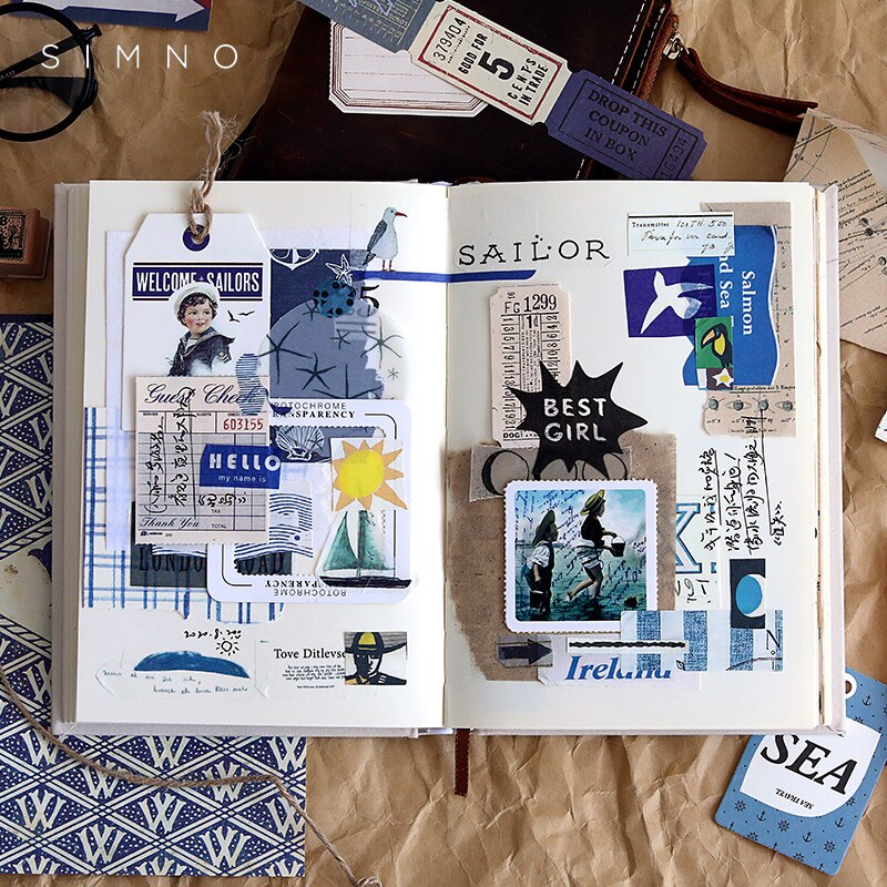 100Pcs Retro Camera Film Patroon Papier Vintage Film Kraftpapier Diy Decoratieve Memo Papier Retro Patroon Papier Voor Kaarten Maken Thuis Koffie Shop Cinema Decor