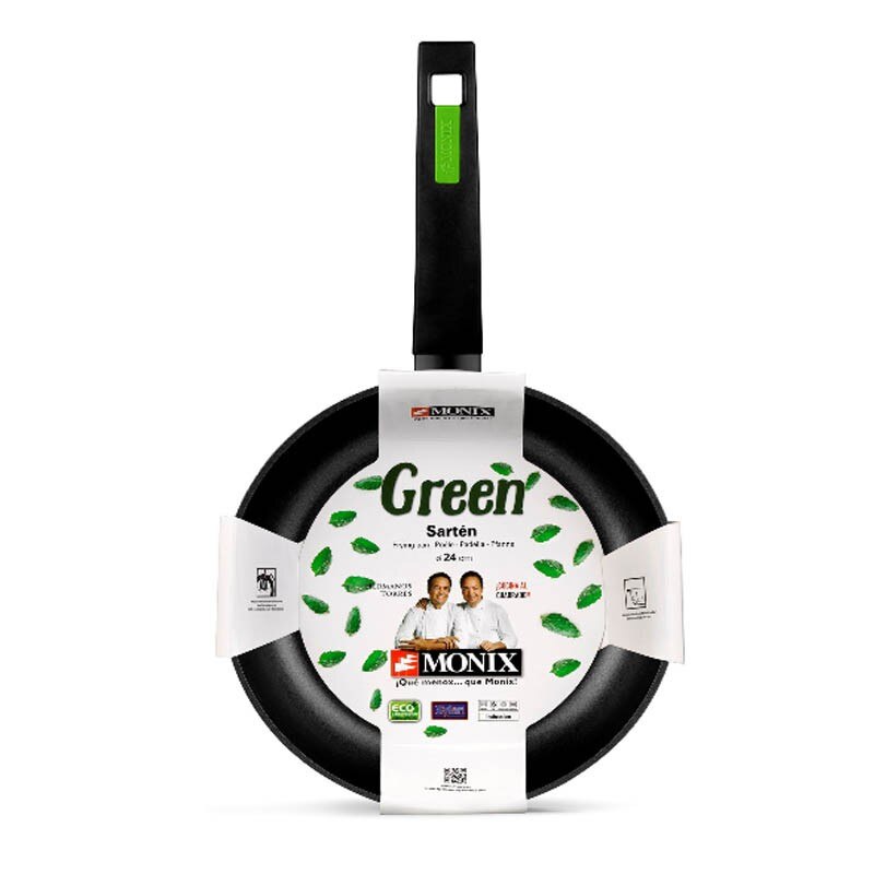 Pack 3 Sartenes Monix Groen 18-22-26 Cm