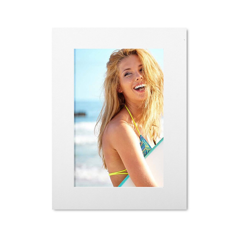 9/11/21Pcs 6 Inch Photo Frame Set DIY Combination Paper Picture Photo Frame Wall Sticker Home Decoration Staircase Living Room: White / 9 pcs