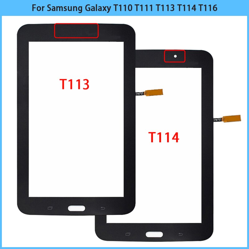 For Samsung Galaxy Tab 3 Lite T114 T116 Touch Sensor Glass Digitizer T110 T111 T113 Touch Screen